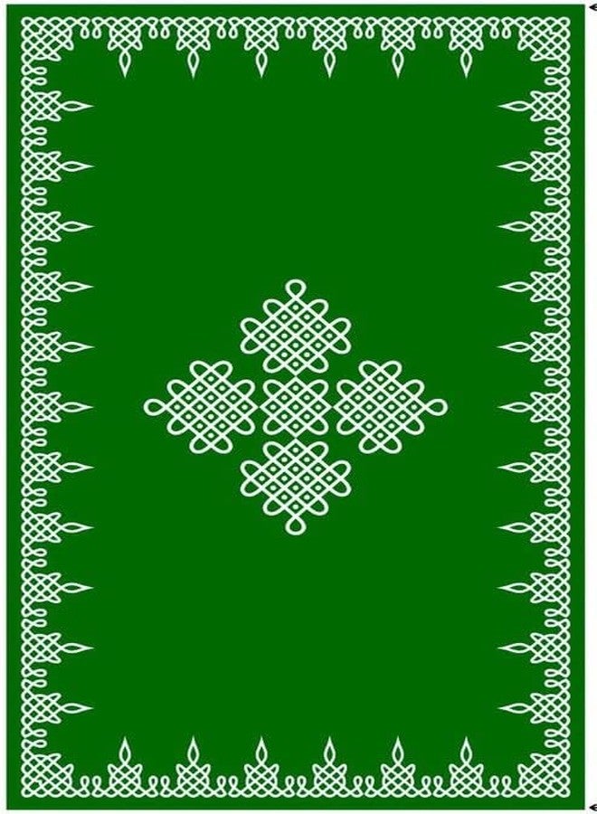 Bague Background Decoration Cloth for Pooja Kolam Decoration Background Curtain 5X8 - Image 2